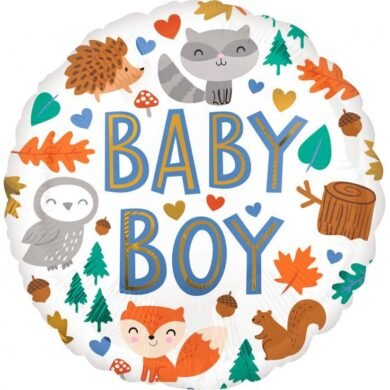 Folinis balionas BABY BOY WOODLAND FUN