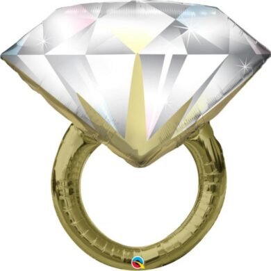 Folinis balionas DIAMOND WEDDING RING