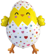 Folinis balionas  HAPPY CHICKEN nepakuotas