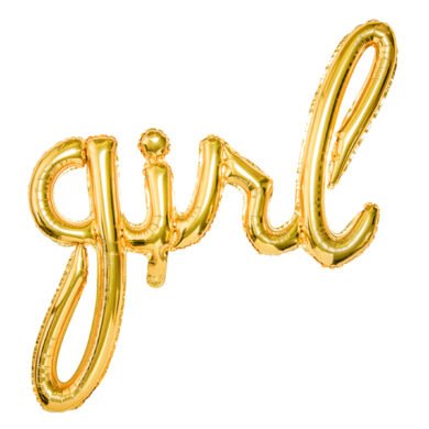 Folinis balionas GIRL GOLD