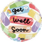 Folinis balionas CHEERFUL GET WELL BANDAIDS