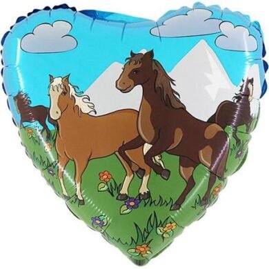 Folinis balionas HORSES AT A GALLOP