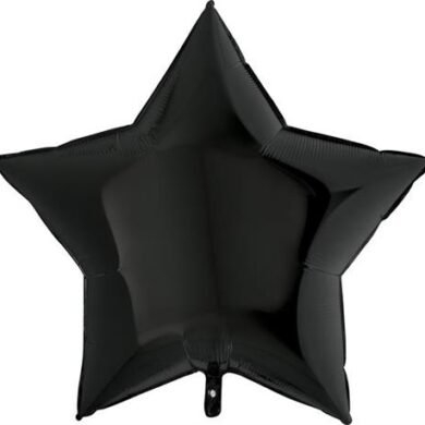 Folinis balionas GIANT STAR BLACK