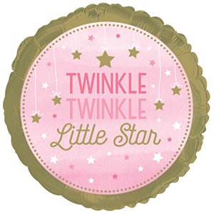 Folinis balionas ONE LITTLE STAR GIRL
