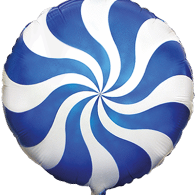Folinis balionas ROUND CANDY BLUE