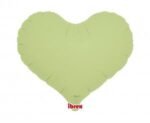Folinis balionas JELLY HEART PASTEL GREEN