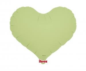Folinis balionas JELLY HEART PASTEL GREEN