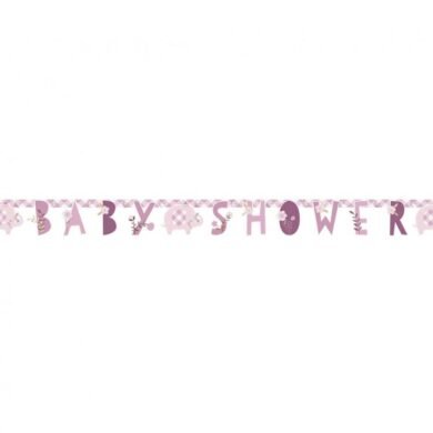 Girlianda BABY SHOWER ELEPHANT PINK