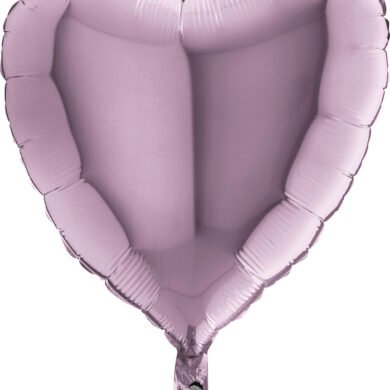 Folinis balionas HEART SMOOTH LILAC LIGHT PURPLE