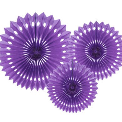 Pakabinama dekoracija ROSETTES PURPLE