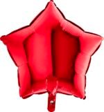 Folinis balionas STAR SMOOTH RED