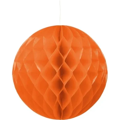 Pakabinama dekoracija HONEYCOMB ORANGE 30cm.