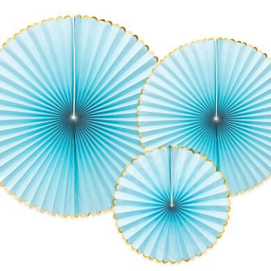 Pakabinama dekoracija ROSETTES YUMMY, LIGHT BLUE