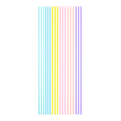 Gimtadienio žvakutės PASTEL THIN LONG