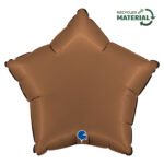 Folinis balionas STAR SATIN CHOCOLATE
