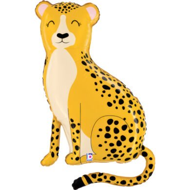 Folinis balionas JUNGLE CHEETAH YELLOW