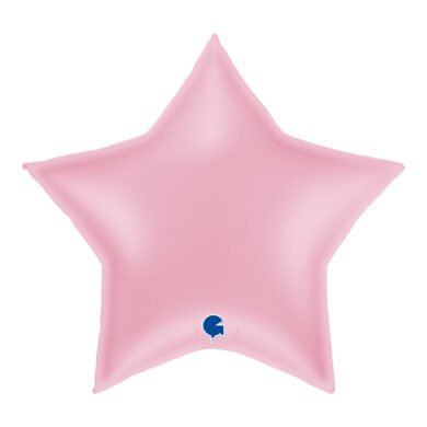 Folinis balionas GIANT STAR PASTEL PINK