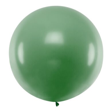 Lateksinis balionas PASTEL DARK GREEN 1m.