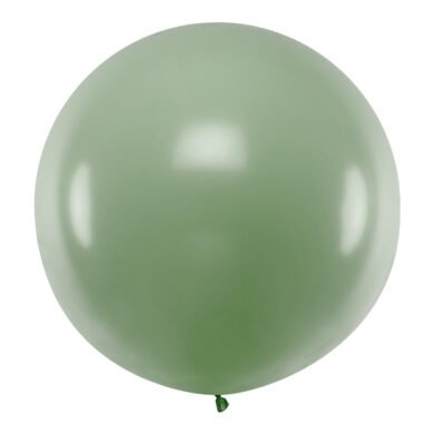 Lateksinis balionas PASTEL ROSEMARY GREEN 1m.