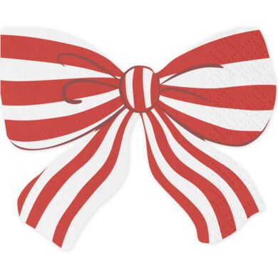 Popierinės servetėlės STRIPED BOW