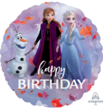 Folinis balionas FROZEN HAPPY BIRTHDAY