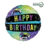 Folinis balionas VIVID GAMING BIRTHDAY