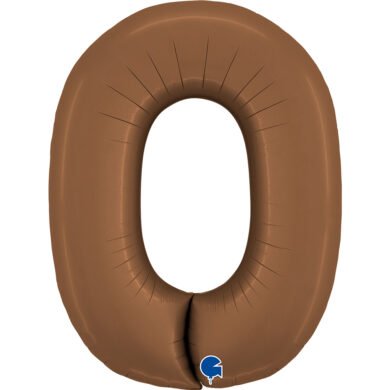 Folinis balionas 0 SATIN CHOCOLATE, 102cm.