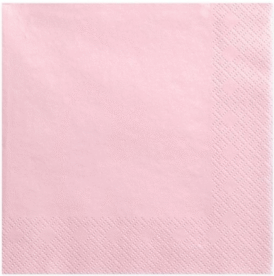 Popierinės servetėlės BABY LIGHT PINK