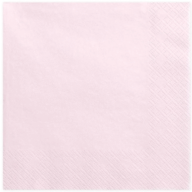 Popierinės servetėlės PASTEL POWDER PINK