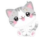 Folinis balionas KAWAII KITTY