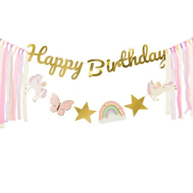 Girlianda HAPPY BIRTHDAY UNICORNS