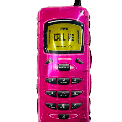 Folinis balionas PINK PHONE