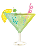 Folinis balionas COCTAIL SURPRISE BDAY