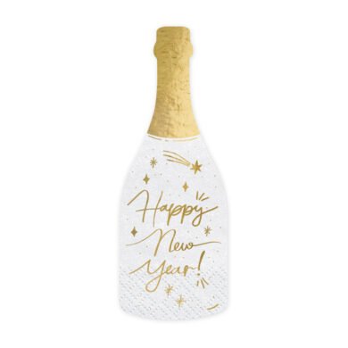 Popierinės servetėlės CHAMPAGNE HAPPY NEW YEAR