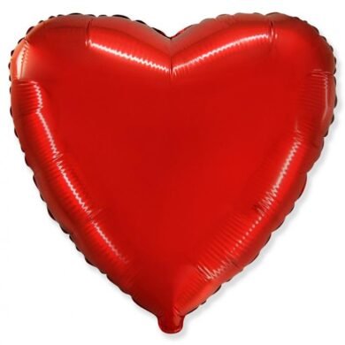 Folinis balionas HEART RED