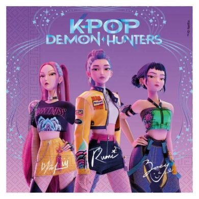 Popierinės servetėlės K-POP DEMON HUNTERS
