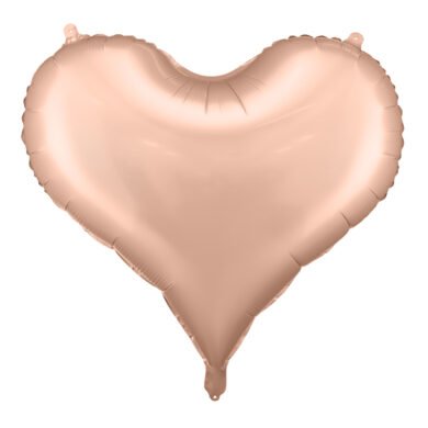Folinis balionas HEART 75x64,5 cm ROSEGOLD