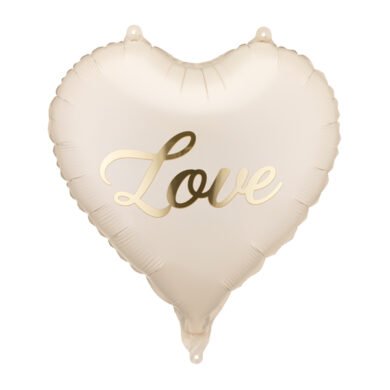 Folinis balionas HEART LOVE  45 cm