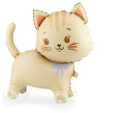 Folinis balionas CAT ON WHEELS  61x65 cm