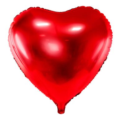 Folinis balionas HEART 61cm RED