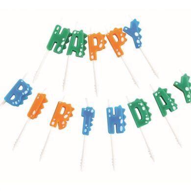 Gimtadienio žvakutės HAPPY BIRTHDAY DINO