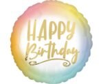 Folinis balionas HAPPY BIRTHDAY
