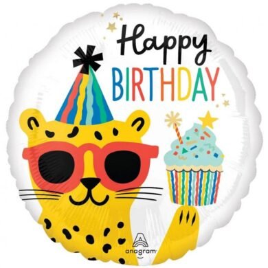 Folinis balionas HAPPY BIRTHDAY