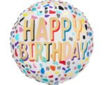 Folinis balionas HAPPY BIRTHDAY