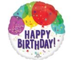 Folinis balionas HAPPY BIRTHDAY