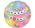 Folinis balionas HAPPY B-DAY