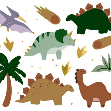 Laikinos tatuiruotės DINO