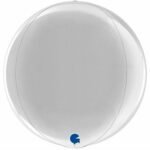 Folinis balionas GLOBE SILVER