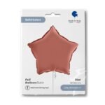 Folinis balionas STAR SATIN ROSE GOLD