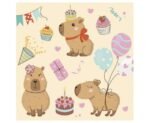 Popierinės servetėlės CAPYBARA